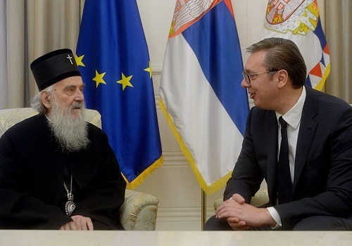 Meeting of Serbian Patriarch with the President of the Republic of Serbia