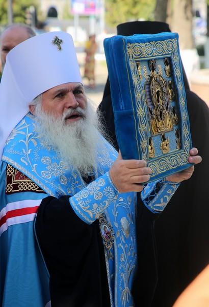 The Kursk-Root Icon of the Mother of God Arrives in the Uzbekistan Metropoliate