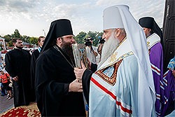 Wonder-working Kursk Root Icon of the Mother of God welcomed in Holy Protection Church