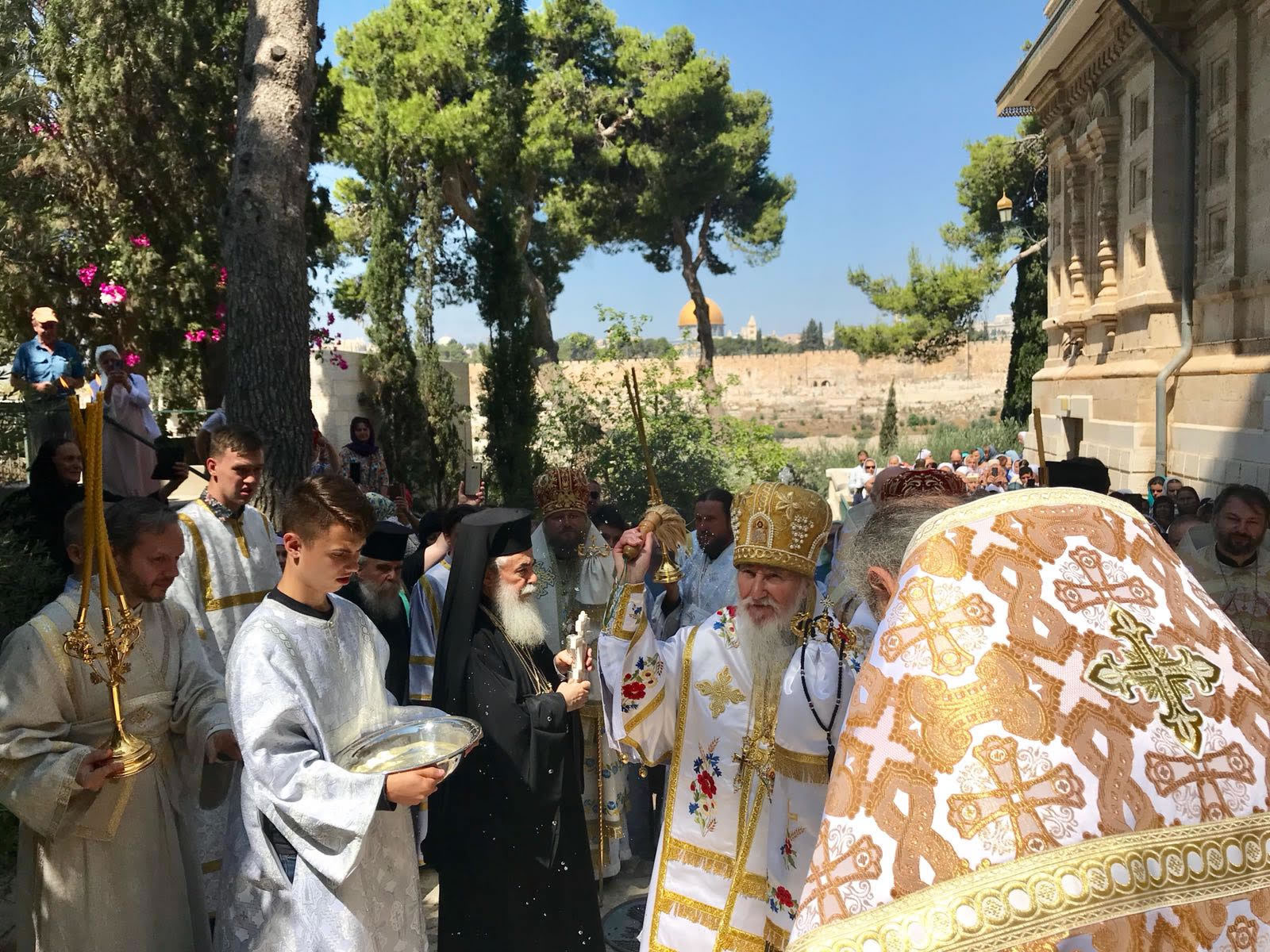 His Beatitude Patriarch Theophilos III of Jerusalem honors the feast day of the Russian Convent in Gethsemane (photo-report)