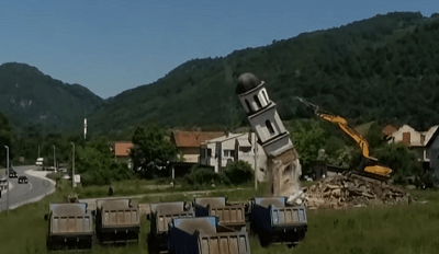 Bosnian Authorities Demolish Serbian Orthodox Church Built on Orlovic Family Property
