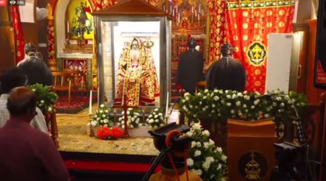 Catholicos-Mooppan Marthoma Paulose II Laid to Rest at the Catholicate Palace