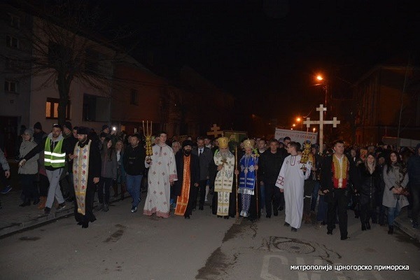 Twenty Thousand Faithful in a Cross-Procession at Plejvlja – Montenegro