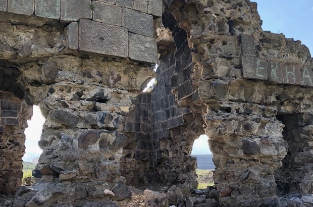 Armenian church near Kars on the verge of destruction