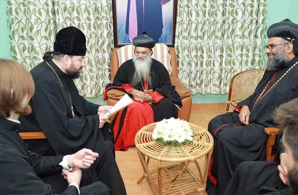 Catholicos Receives Russian-Malankara Bilateral Commission