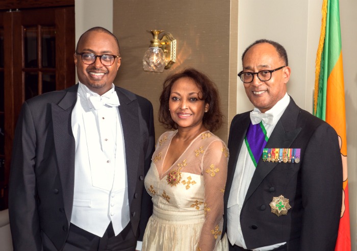 OCP Delegate Solomon Kibriye Decorated with the Order of the Commander of the Star of Ethiopia