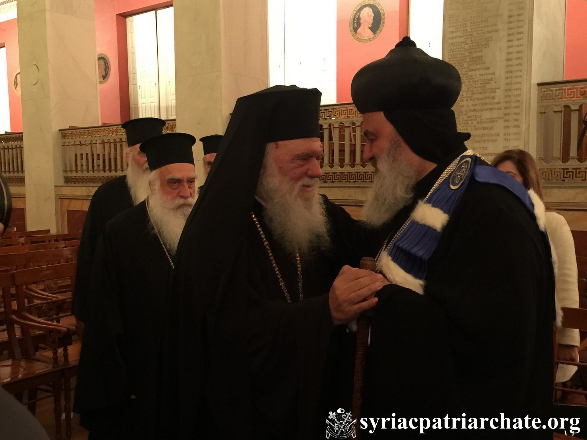Patriarch Ignatius Aphrem II Awarded Honorary Doctorate in Theology by the National and Kapodistrian University