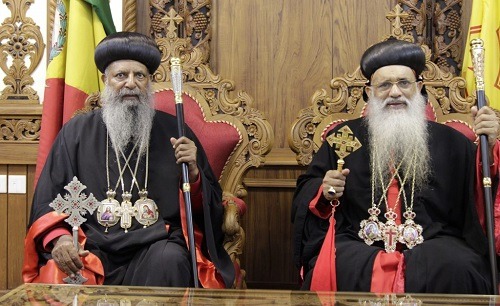Patriarch Abune Mathias Thanks Catholicos Baselios Paulose II    