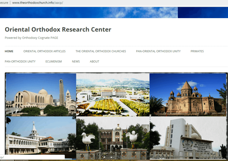 Oriental Orthodox Research Center Portal Launched