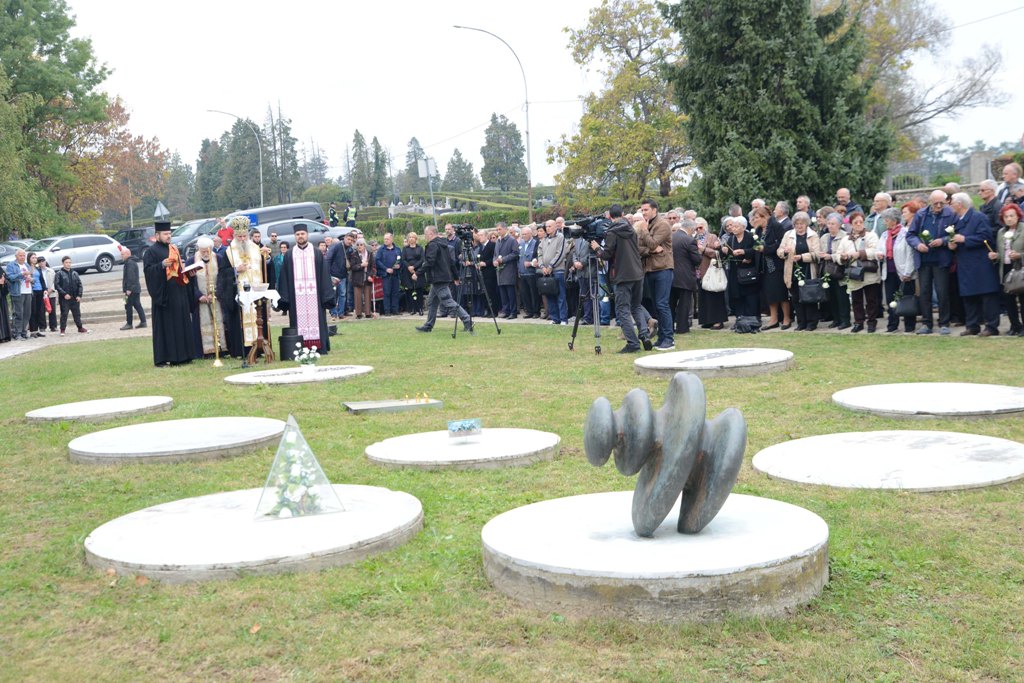 Memorial service for children, victims of the Ustasha concentration camp in Sisak