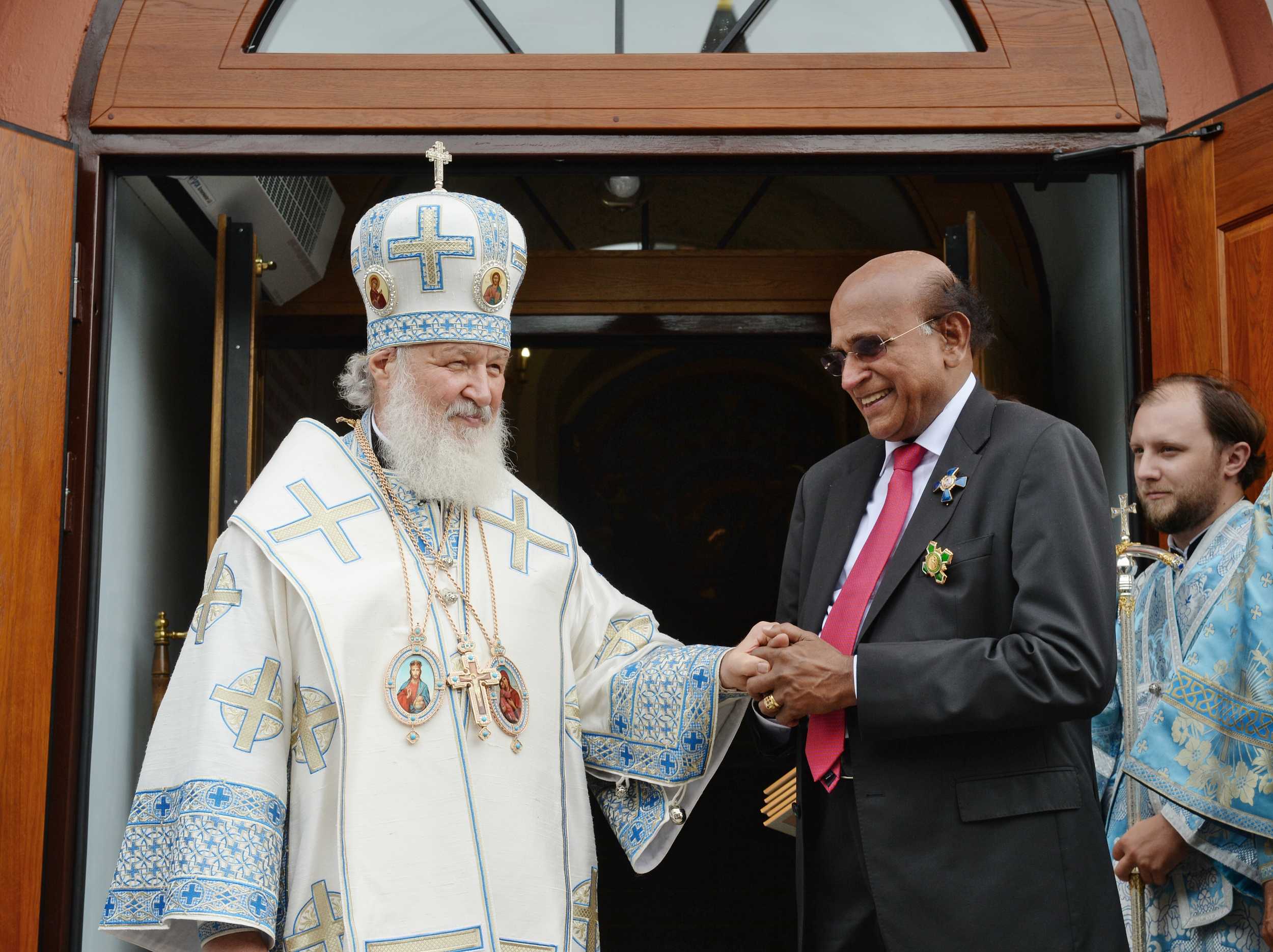 Indian Orthodox faithful Dr. Cherian Eapen Honored by the Russian Orthodox Church