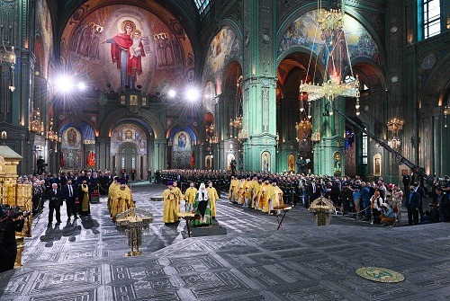 Orthodox Patriarch of Moscow Consecrates Main Military Cathedral