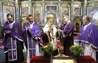 Serbian Patriarch Celebrated in the Cathedral Church