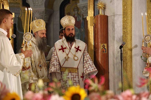 Bishop Justin of Hvosno Consecrated Vicar of the Serbian Patriarch