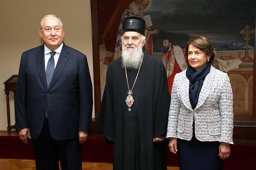 Serbian Patriarch Received President of Armenia