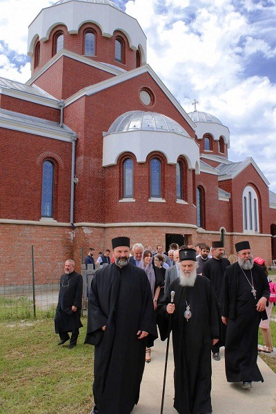 Solemnation of the dedication church of Venerable Justin of Celije in Resnik – Belgrade