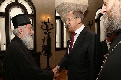 Meeting of Patriarch Irinej with Mr. Lavrov – Minister of Foreign Affairs of the Russian Federation