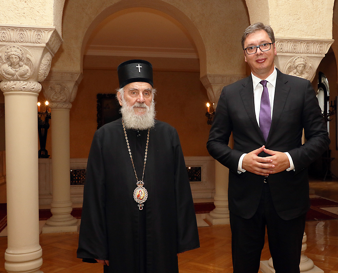 President Vucic Discussed the Situation of Serbs with the Serbian Patriarch