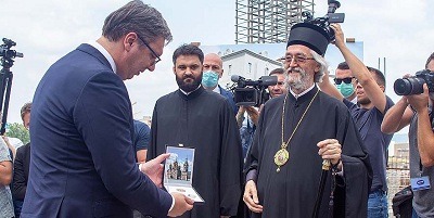 Meeting of His Grace Bishop Jefrem of Banja Luka and Serbian President Vucic