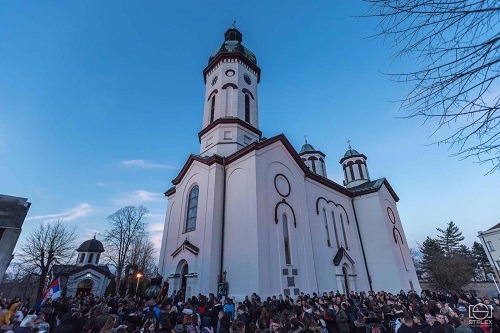 Loznica: The Prayer of Supplication for Protection of Serbian people and their shrines in Montenegro