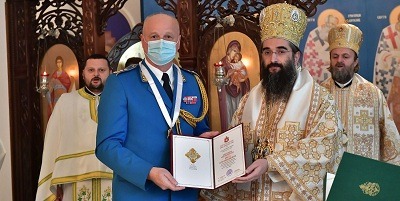 Order of Saint Symeon the Myrrh-Bearer to the Serbian Army Guard