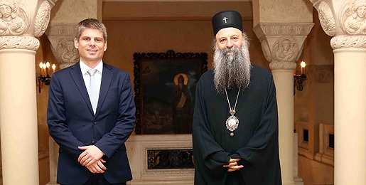 Serbian Patriarch receives Director of the Office for Cooperation with the Diaspora and the Serbs in the region