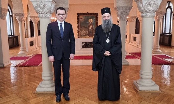 Serbian Patriarch receives Director of the Office for Kosovo and Metohija