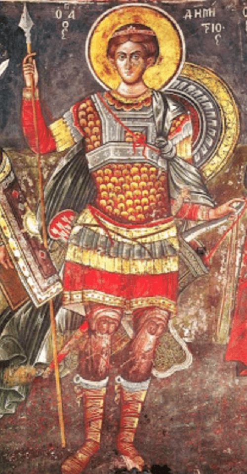 Holy, Glorious Demetrius the Myrrh-gusher of Thessalonica