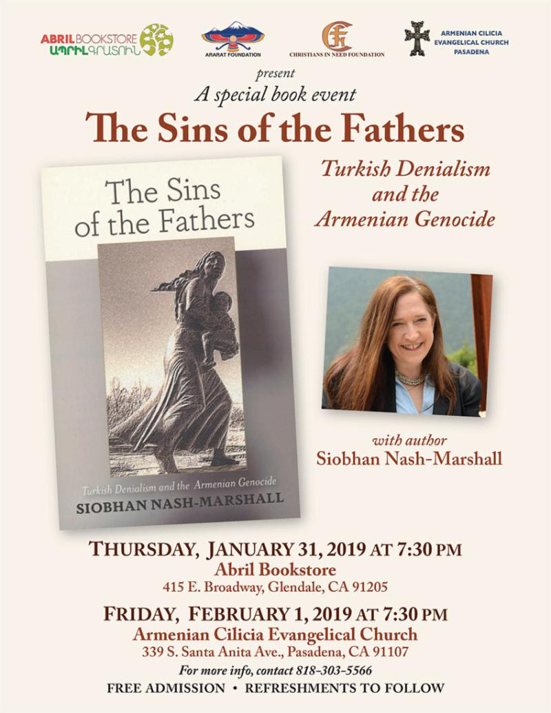 The Sins of the Fathers : Turkish Denialism & the Armenian Genocide – Book Presentation