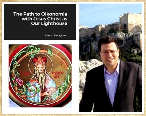 ‘The Path to Oikonomia’ – Book Presentation by Dr. John G. Panagiotou in the Garden at Pauline Books and Media in Charleston, South Carolina