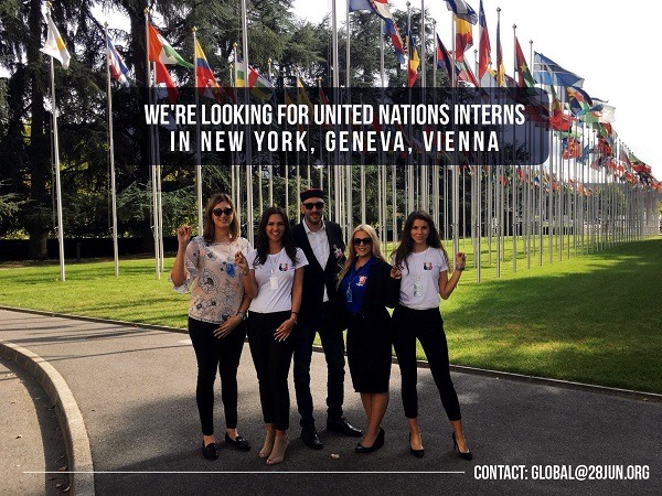 Internship Opportunities With Jun 28 NGO and UN