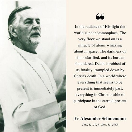 Remembering Fr. Alexander Schmeman