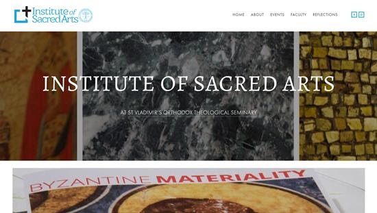 Institute of Sacred Arts at St Vladimir’s Seminary Launches New Website