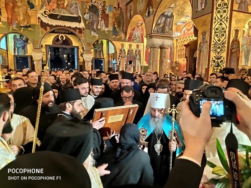 Ukrainian Metropolitan Onuphrius Headed a Cross Procession in Podgorica