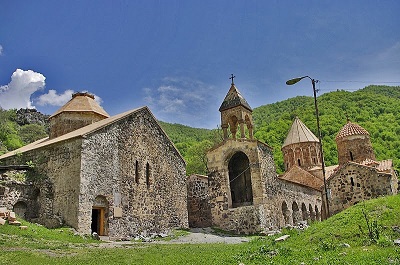 Azerbaijani Military Blocks Armenian Orthodox Faithful From Visiting Dadivank Monastery