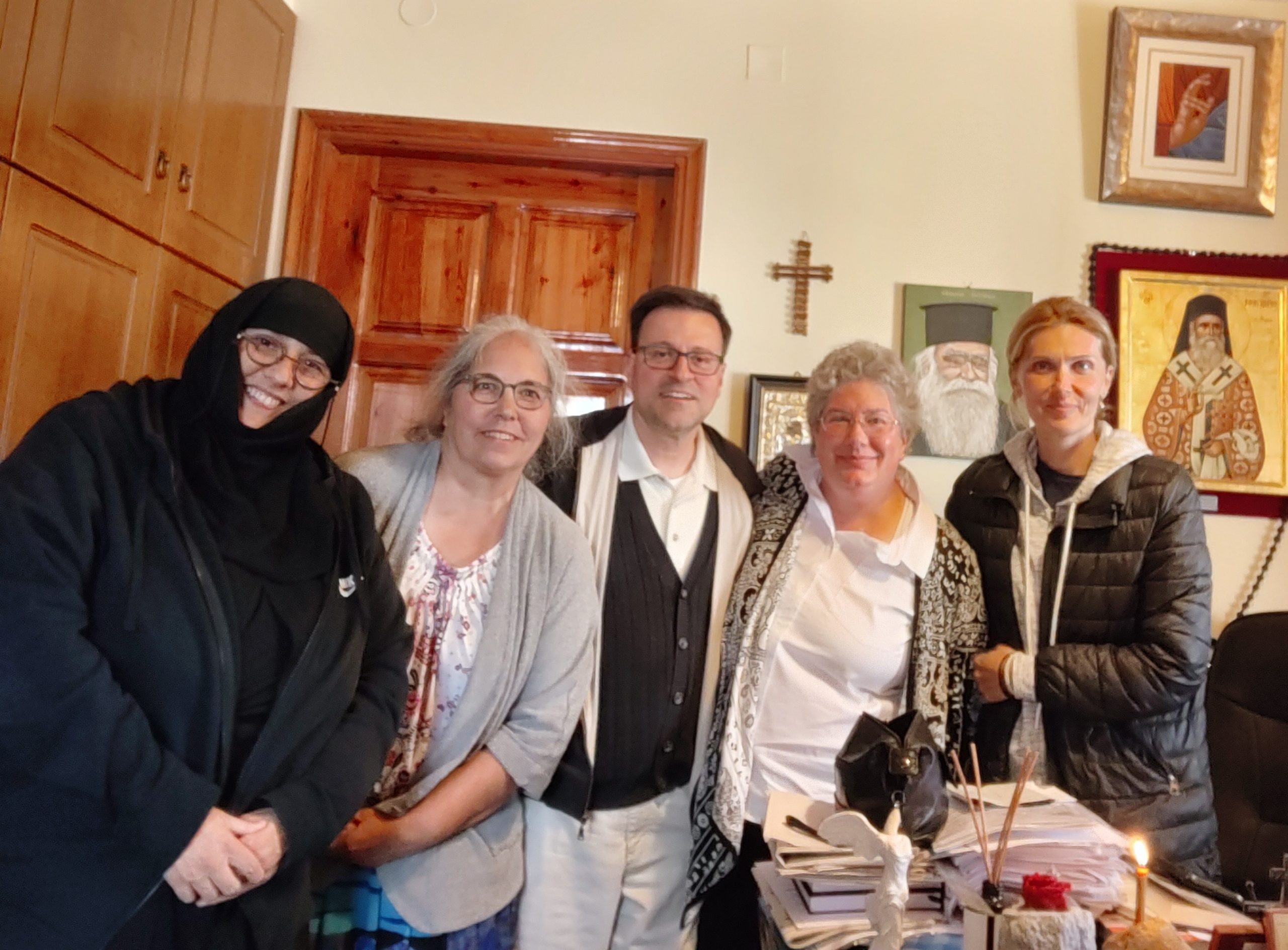 OCP Delegate Received at St. Nektarios Monastery in Aegina