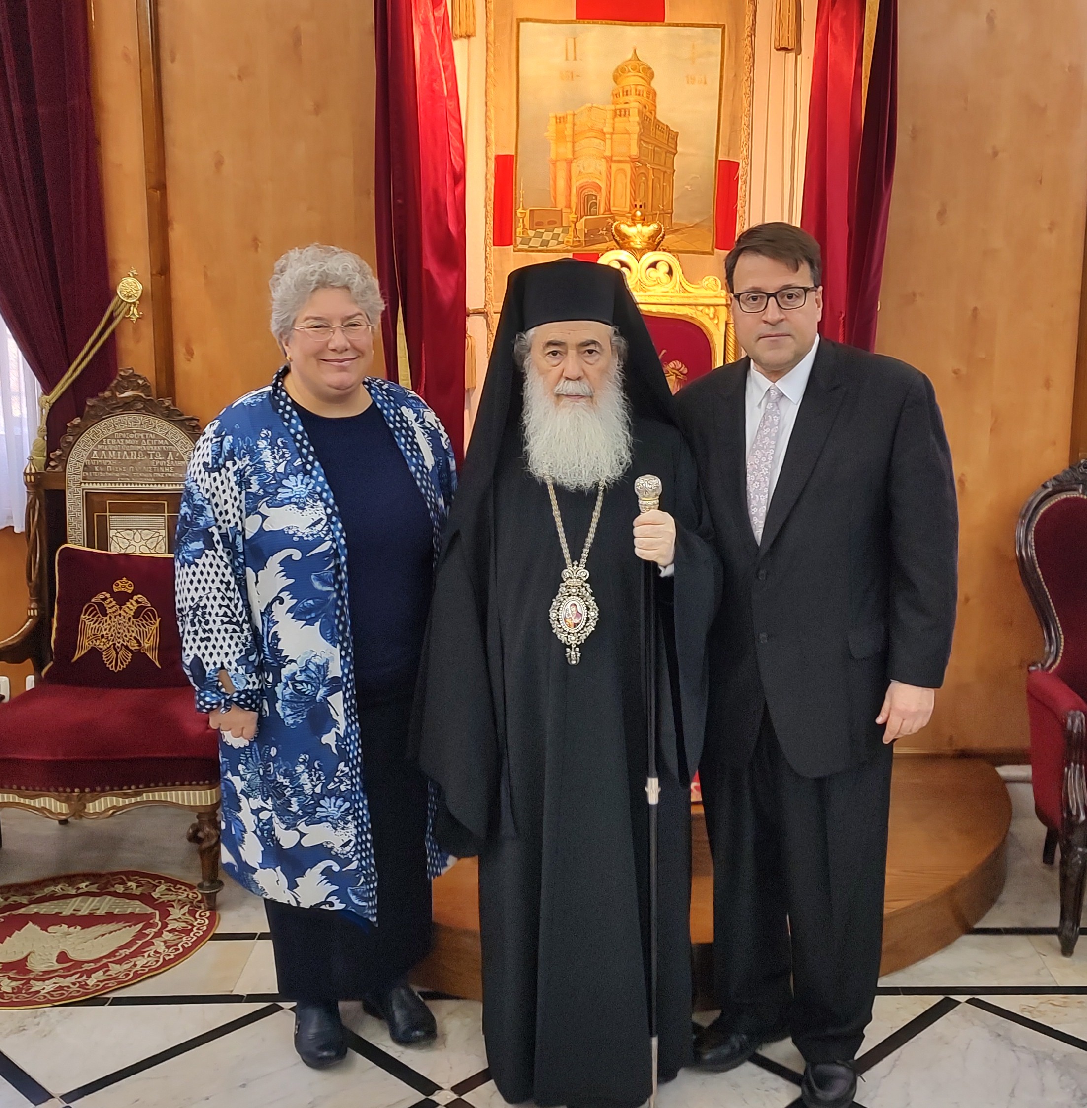 OCP@15: His Beatitude Patriarch Theophilos III of Jerusalem Received OCP Chairman