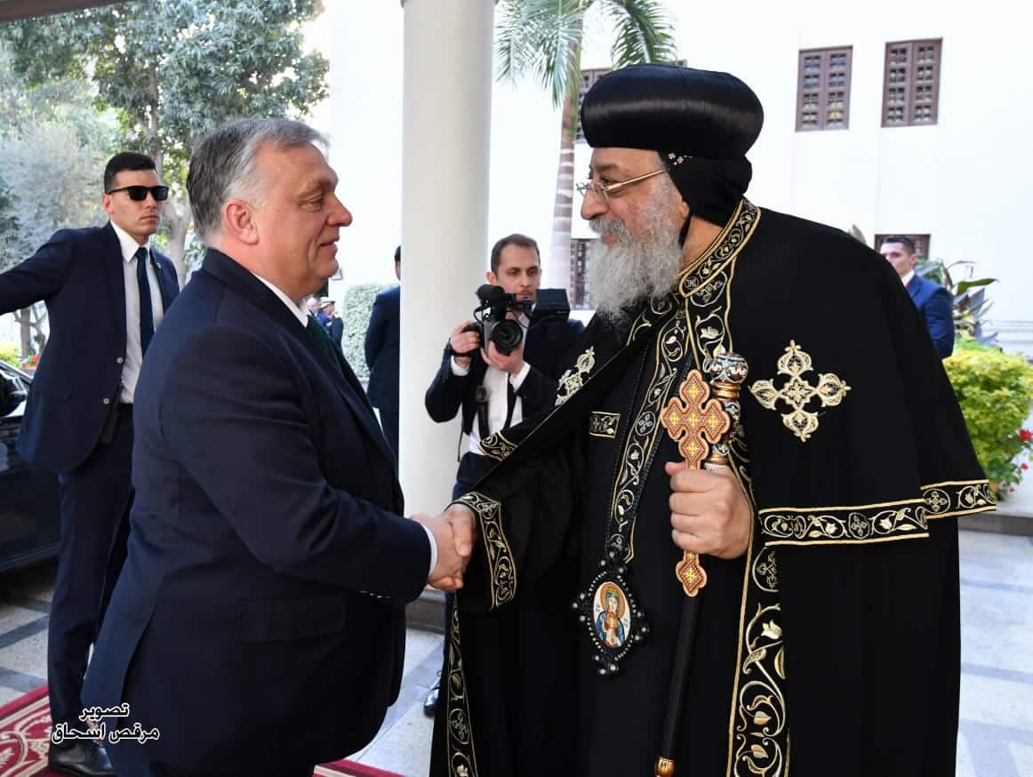 Viktor Orban of Hungary Visited Pope Tawadros II