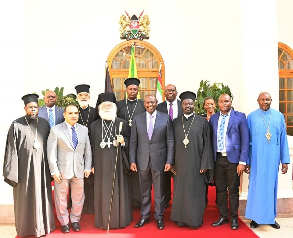President of Kenya Received Theodoros II of Alexandria
