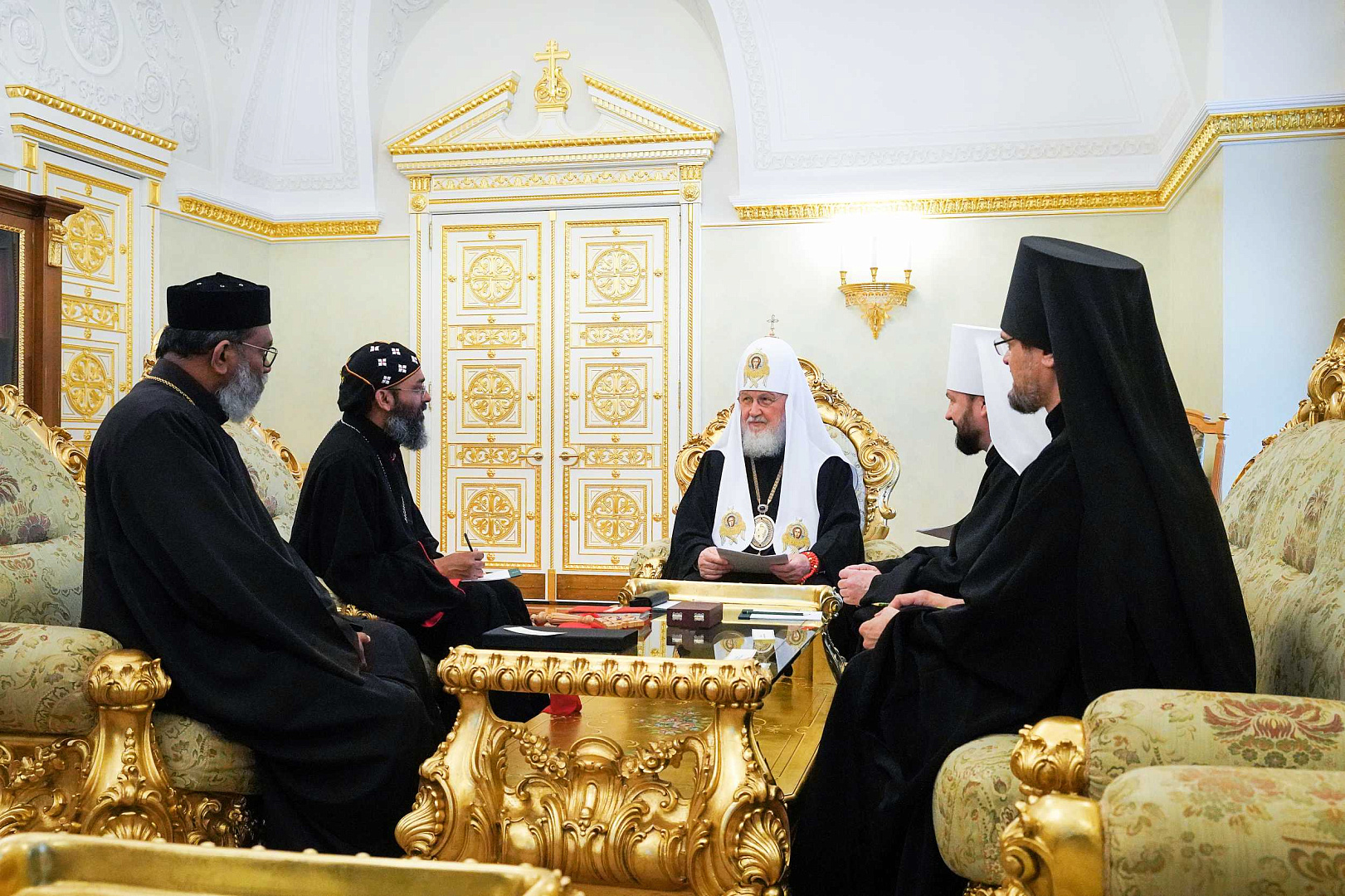 Patriarch Kirill Received Members of the Working Group for Coordinating Bilateral Relations between the Russian Orthodox Church and the Malankara Orthodox Church