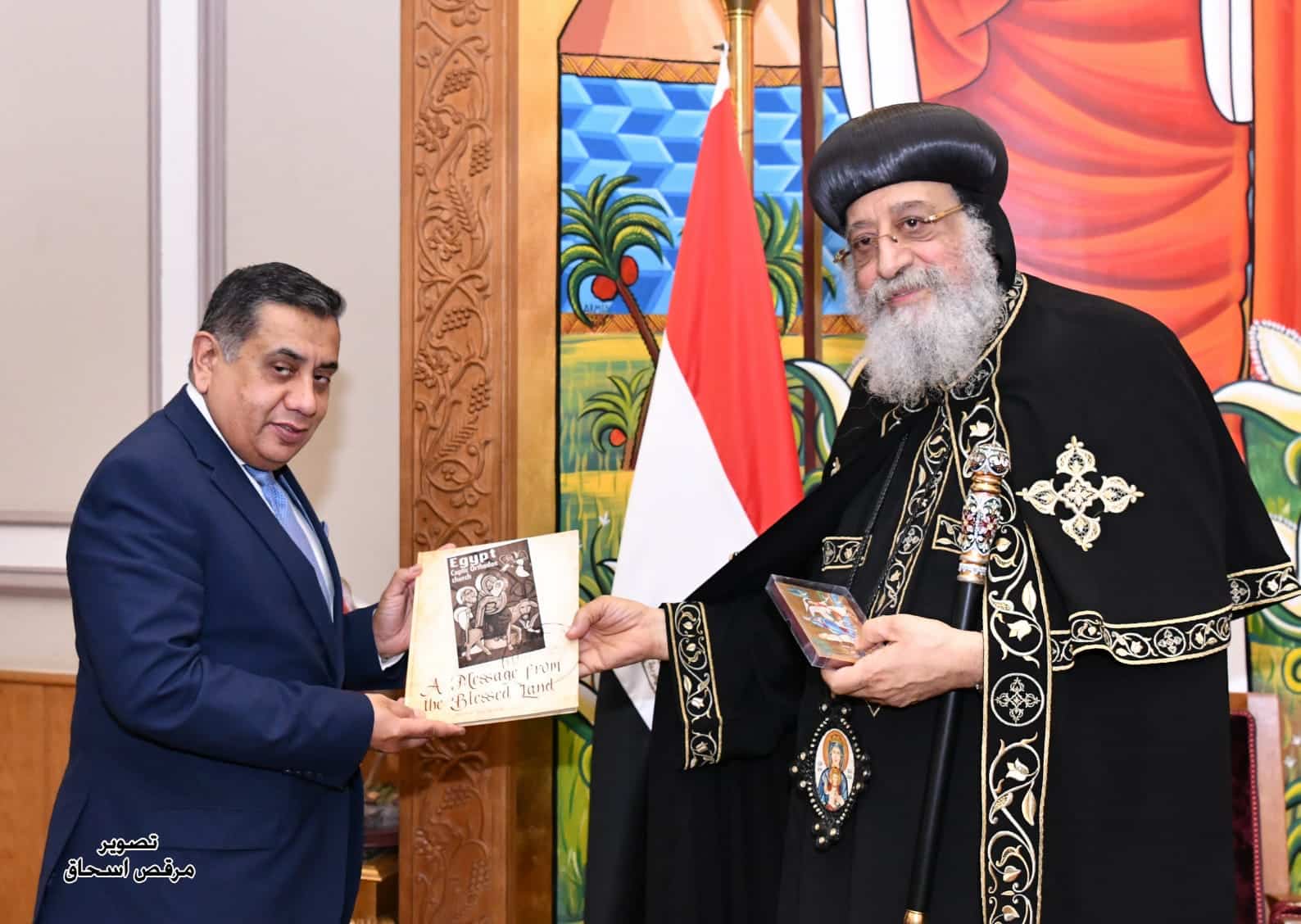 Pope Tawadros II Received Lord Tariq Ahmad, UK Minister of State for the Middle East, North Africa, South Asia and the United Nations