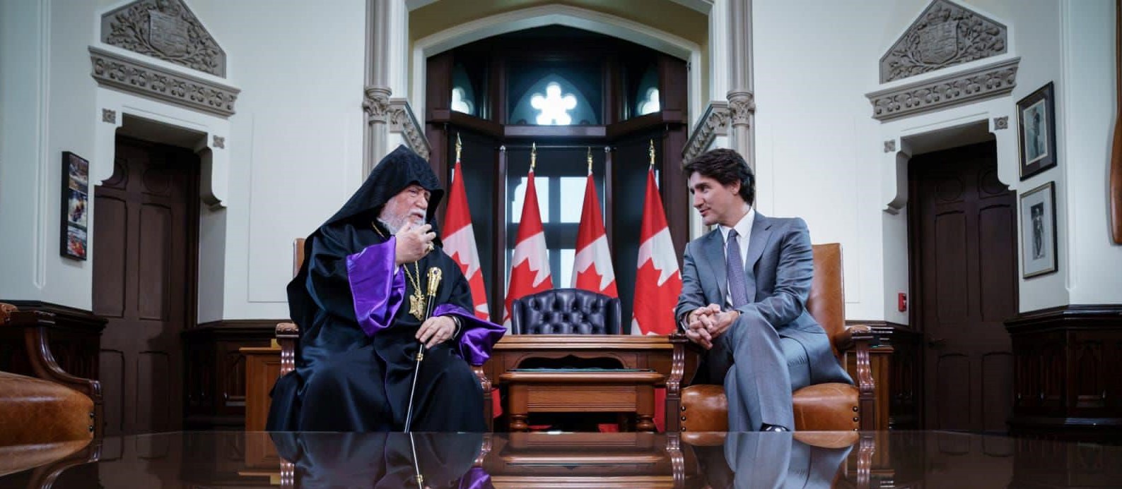 Canadian Prime Minister Justin Trudeau Received Catholicos Aram I