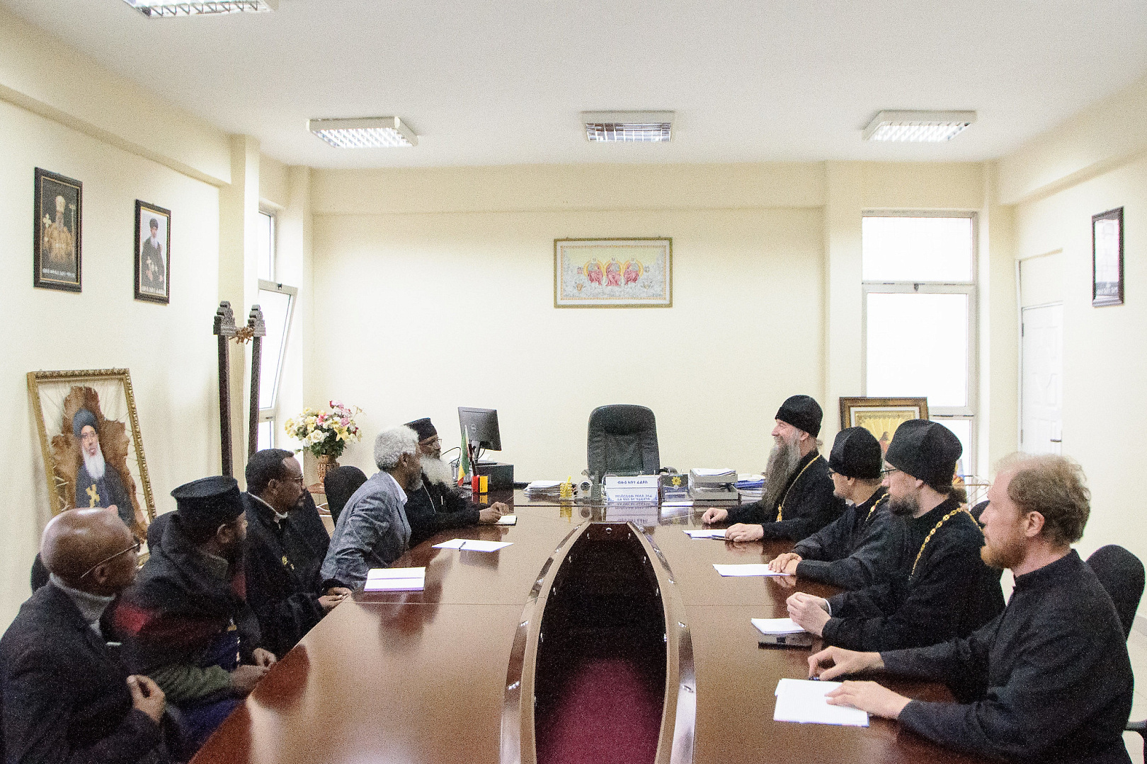 Moscow Theological Academy Held Negotiations with Holy Trinity University for Joint Academic Projects