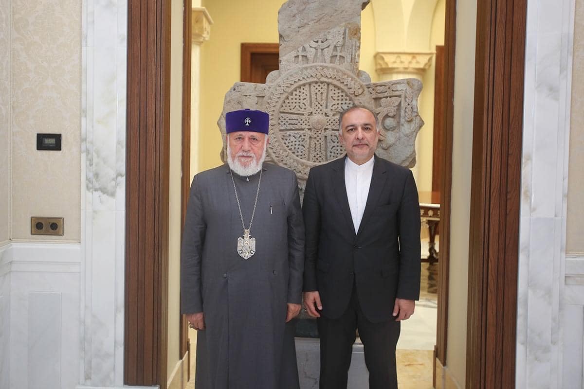 Catholicos Karekin II Received Newly Appointed Ambassador of Iran to Armenia