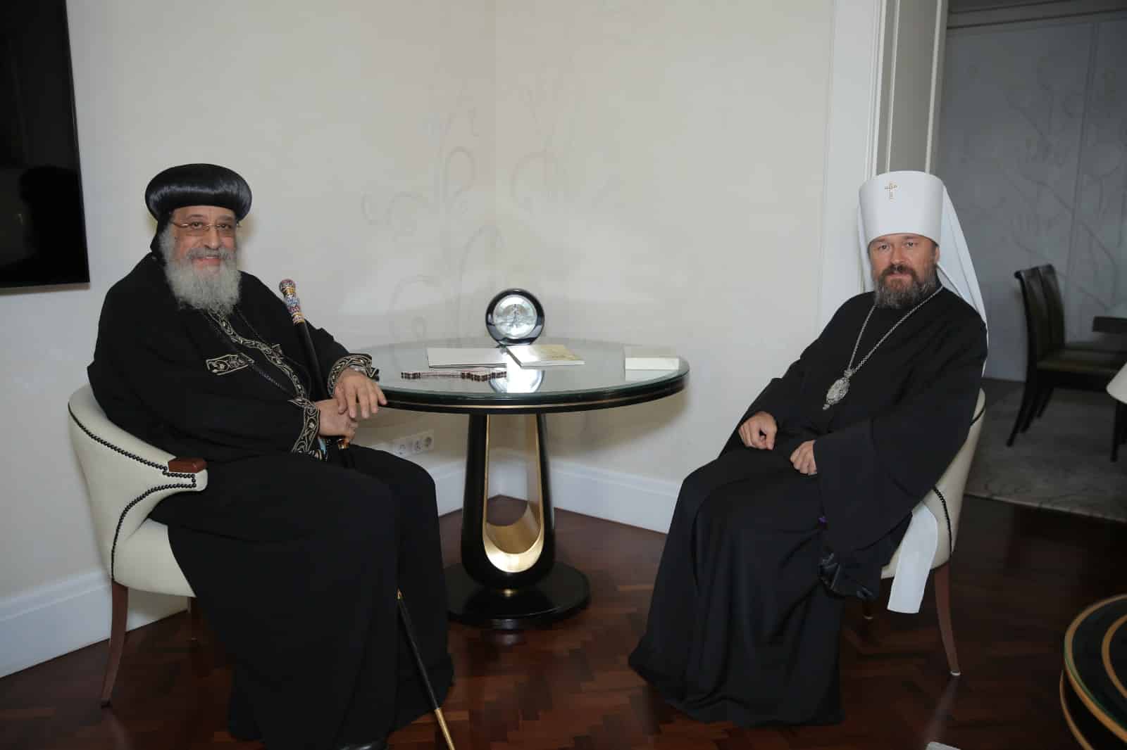 Pope Tawadros II Visited Metropolitan Hilarion of Budapest and Hungary