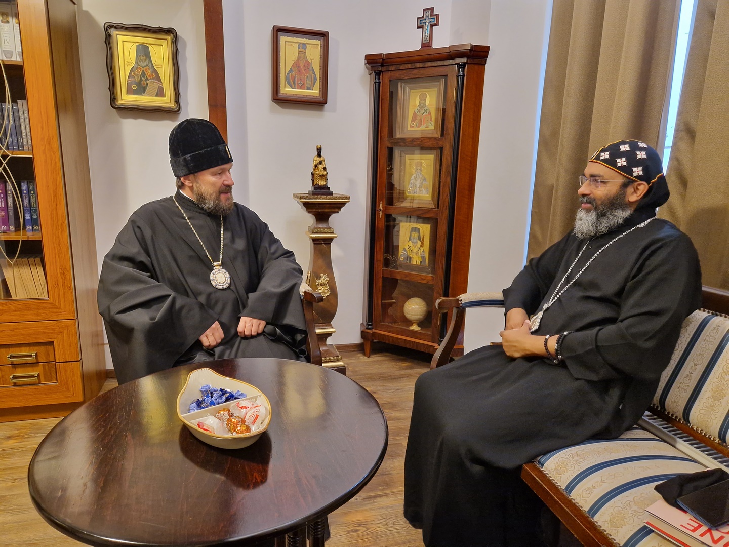 Metropolitan Hilarion of Budapest and Hungary received Metropolitan Abraham Stephanos of the UK, Europe, and Africa