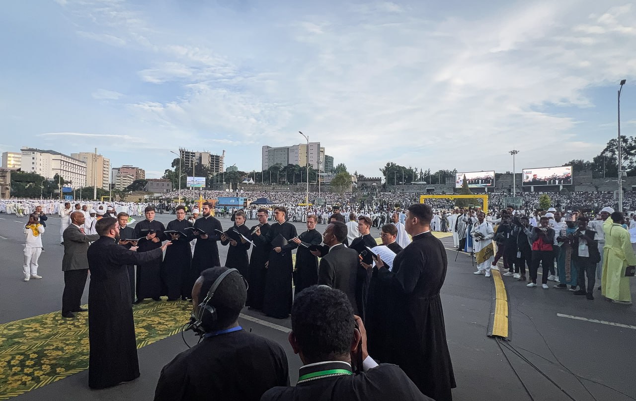 Choir of Moscow Theological Academy Enchants Meskel Celebrations in Addis Ababa