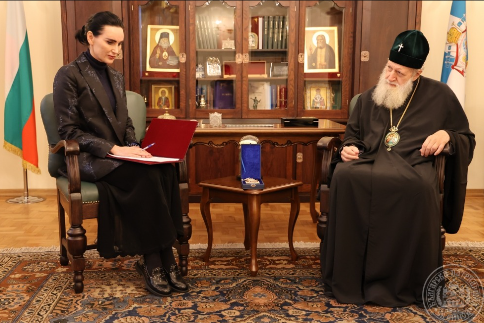 Patriarch Neophyte Received Ambassador of Ukraine Olesya Ilashchuk