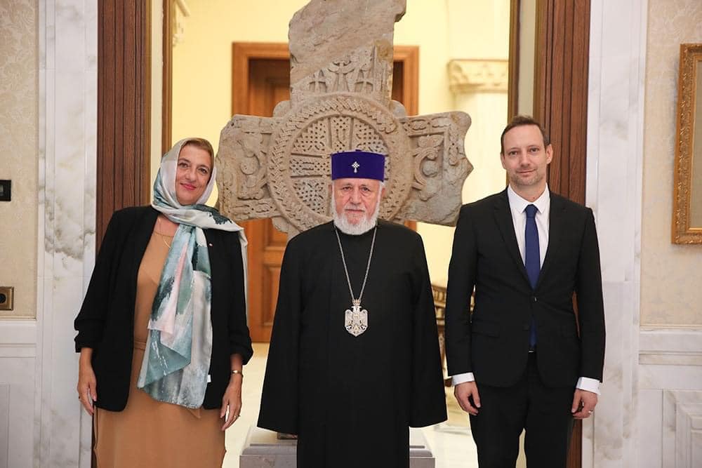 Catholicos Karekin II Received Secretary of State for the Hungarian Aid and Support Program for Persecuted Christians