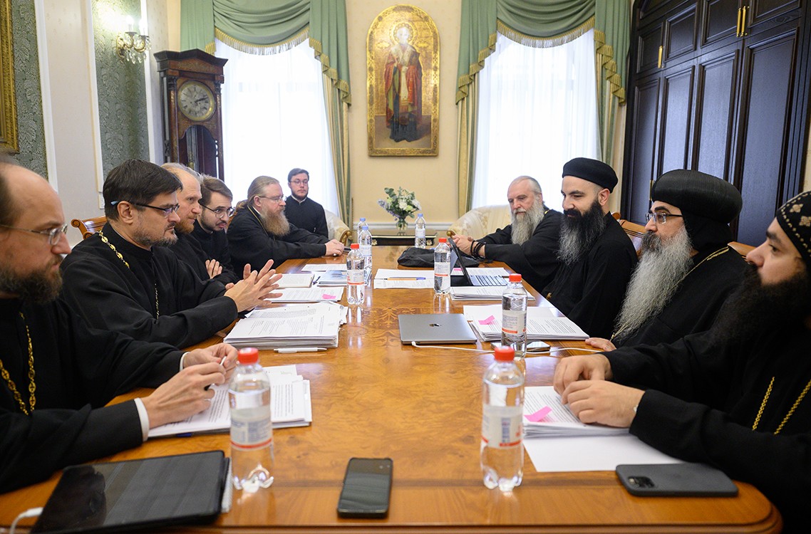 Theological consultations Between the Russian Orthodox Church and the Coptic Orthodox Church began at the Moscow Theological Academy